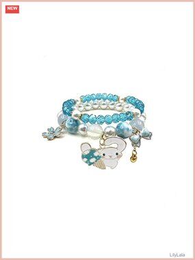 Elastic Crystal Beaded Bracelet Set Adjustable Friendship Bracelets